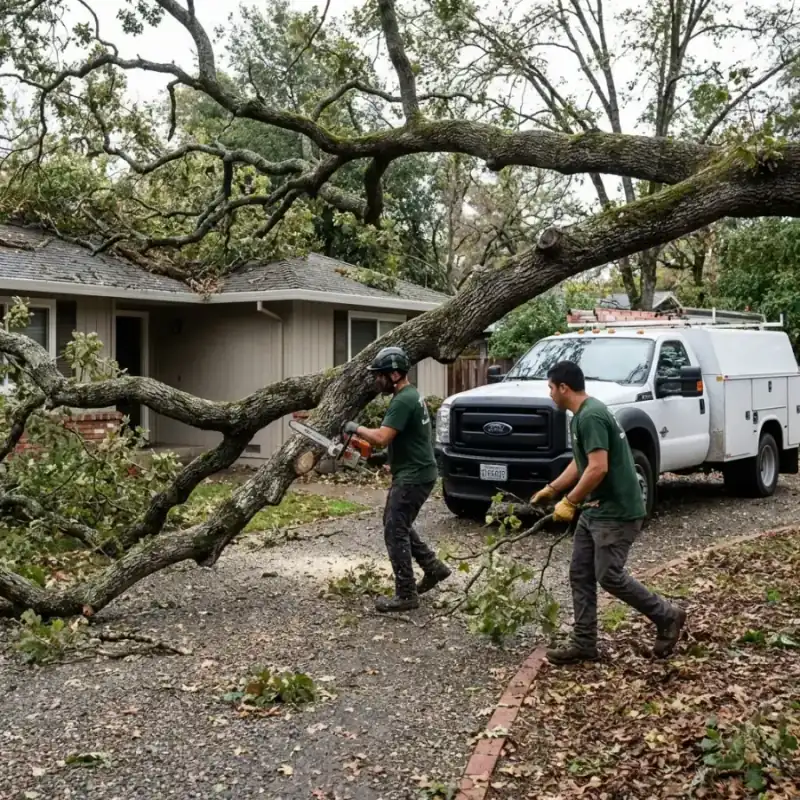 Fresno emergency tree service